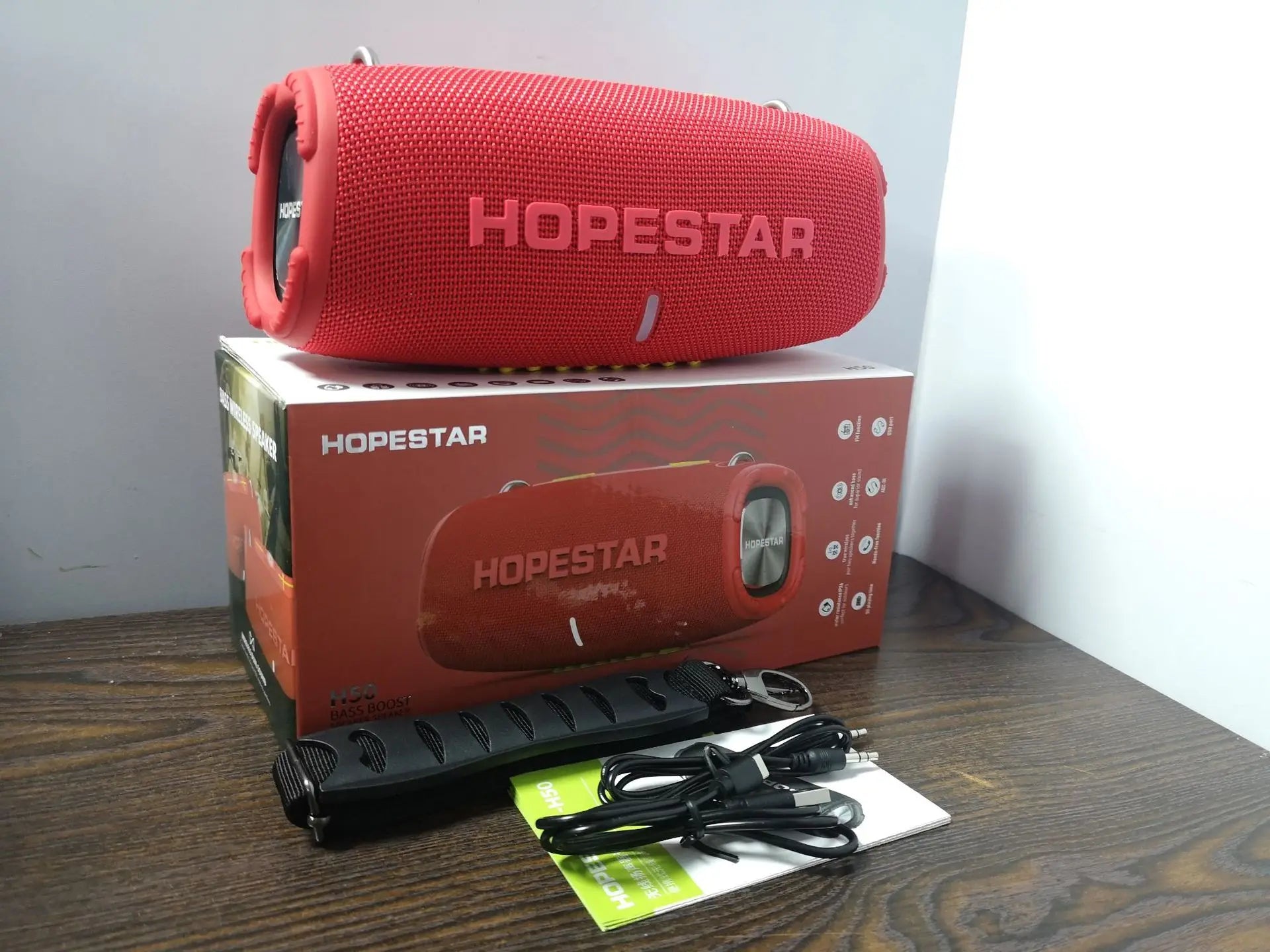 HOPESTAR H50 | Bocina Bluetooth Portátil 40W | Impermeable TWS Radio FM