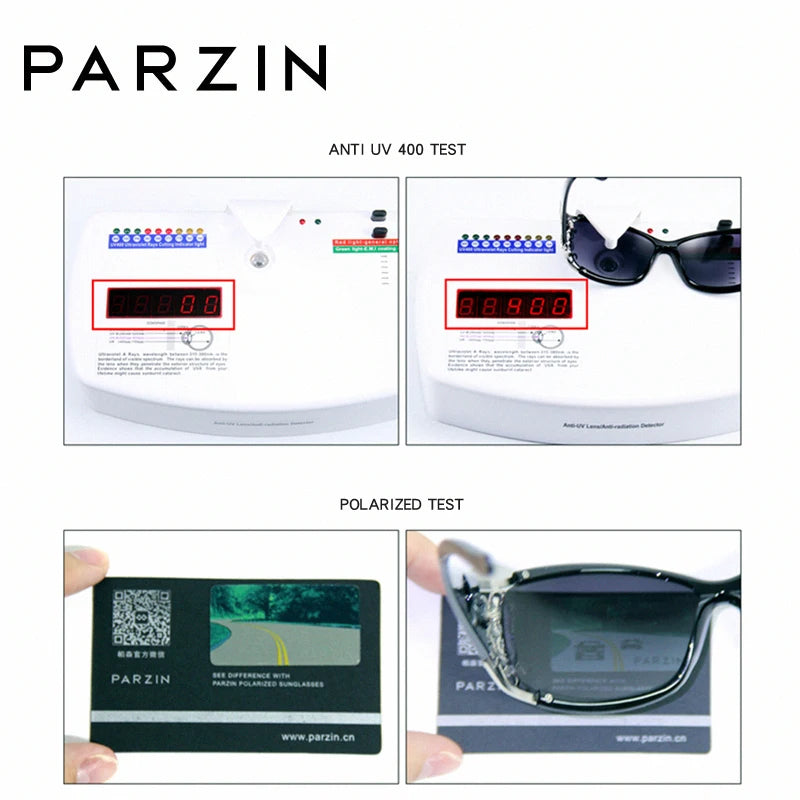 PARZIN Gafas de Sol Polarizadas para Mujer | Marco Hueco Vintage | Modelo PZ18