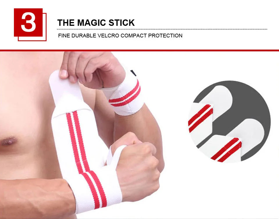 AOLIKES Weightlifting Wrist Wraps | Professional Support & Thumb Loop | Powerlifting & Gym