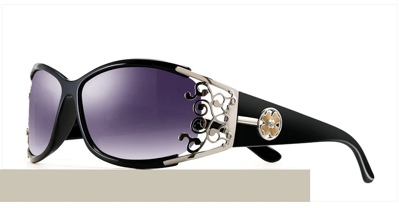 PARZIN Gafas de Sol Polarizadas para Mujer | Marco Hueco Vintage | Modelo PZ18