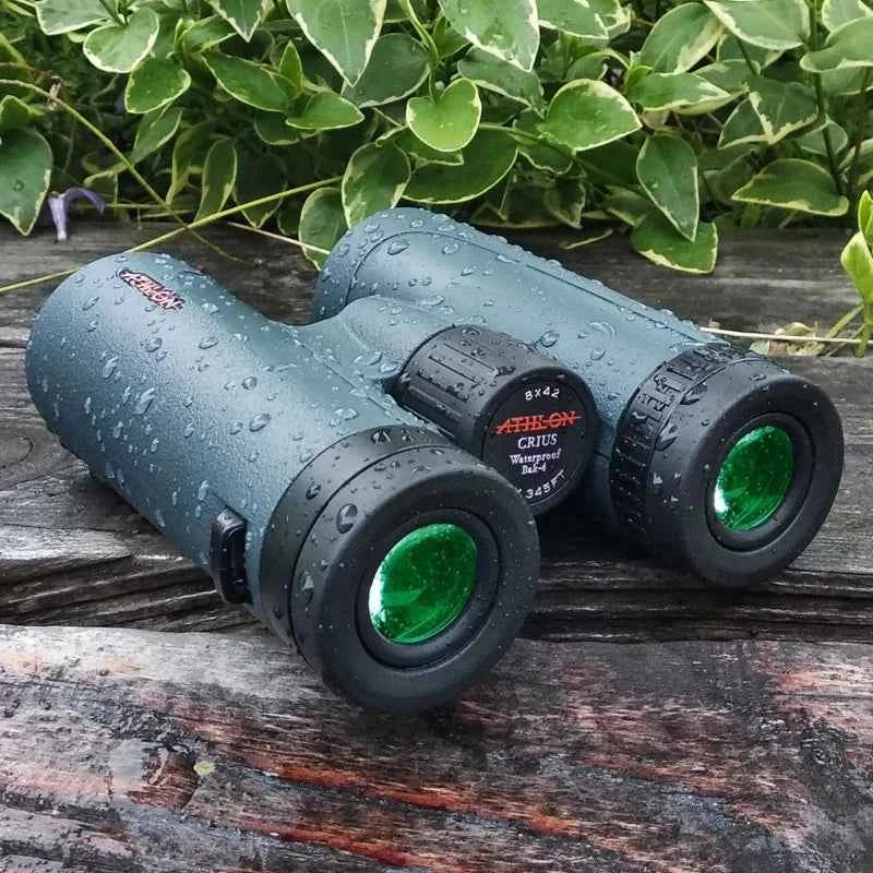 Prismáticos ATHLON CRIUS 8/10x42 | HD, Resistentes al Agua, Nitrógeno, Portátiles