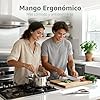 Juego de Cuchillos de Cocina Profesional 6 Piezas con Bloque – Acero Inoxidable Alto Carbono