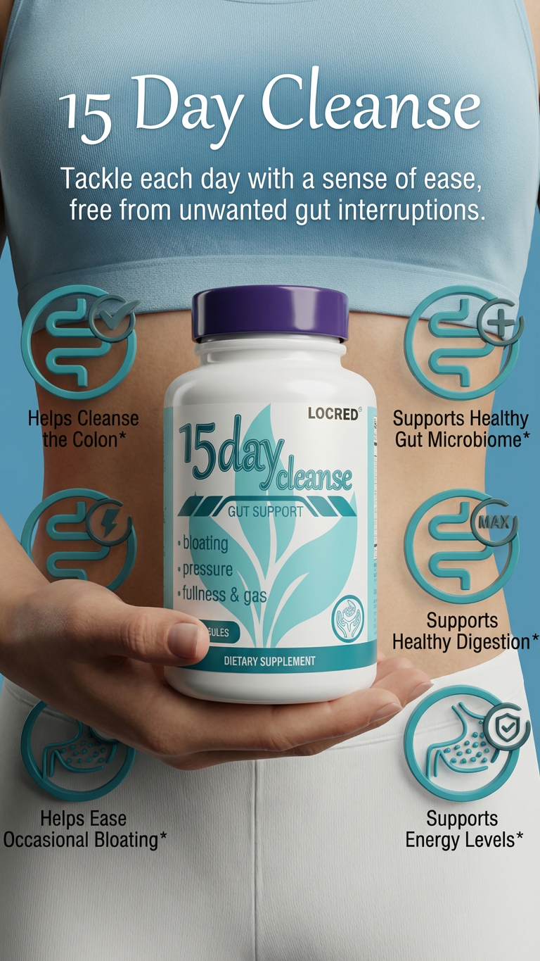 15 Day Cleanse - Gut & Colon Support | 30 Capsules