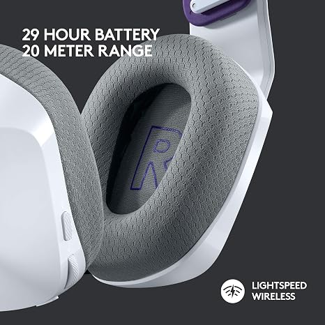 Audífonos Gaming Inalámbricos Logitech G733 Lightspeed Blanco