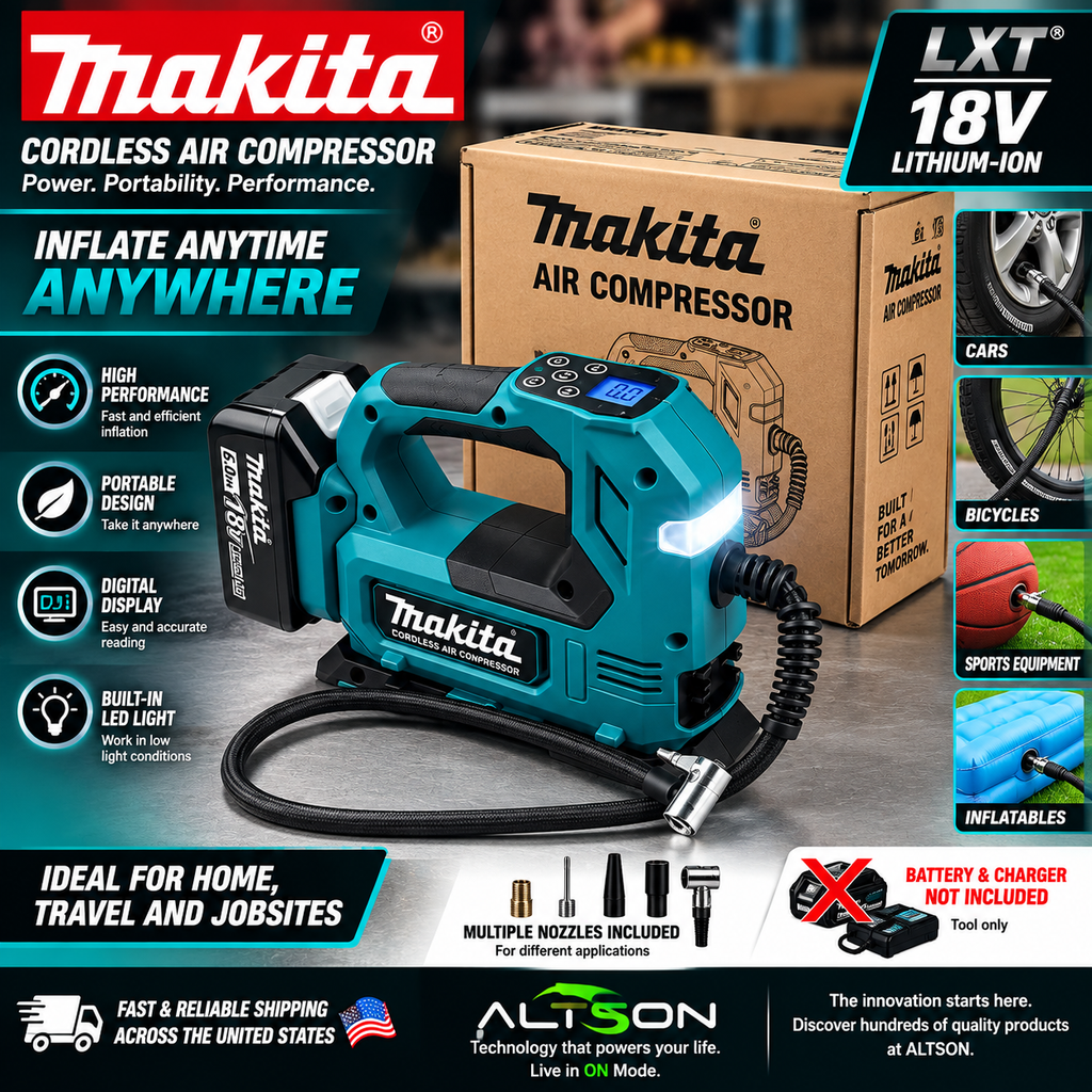 Makita DYS60 | Automatic 18V Cordless Inflator | No Battery