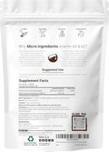 Micro Ingredients Vitamina D3 10,000 UI + K2 MK-7 200 mcg