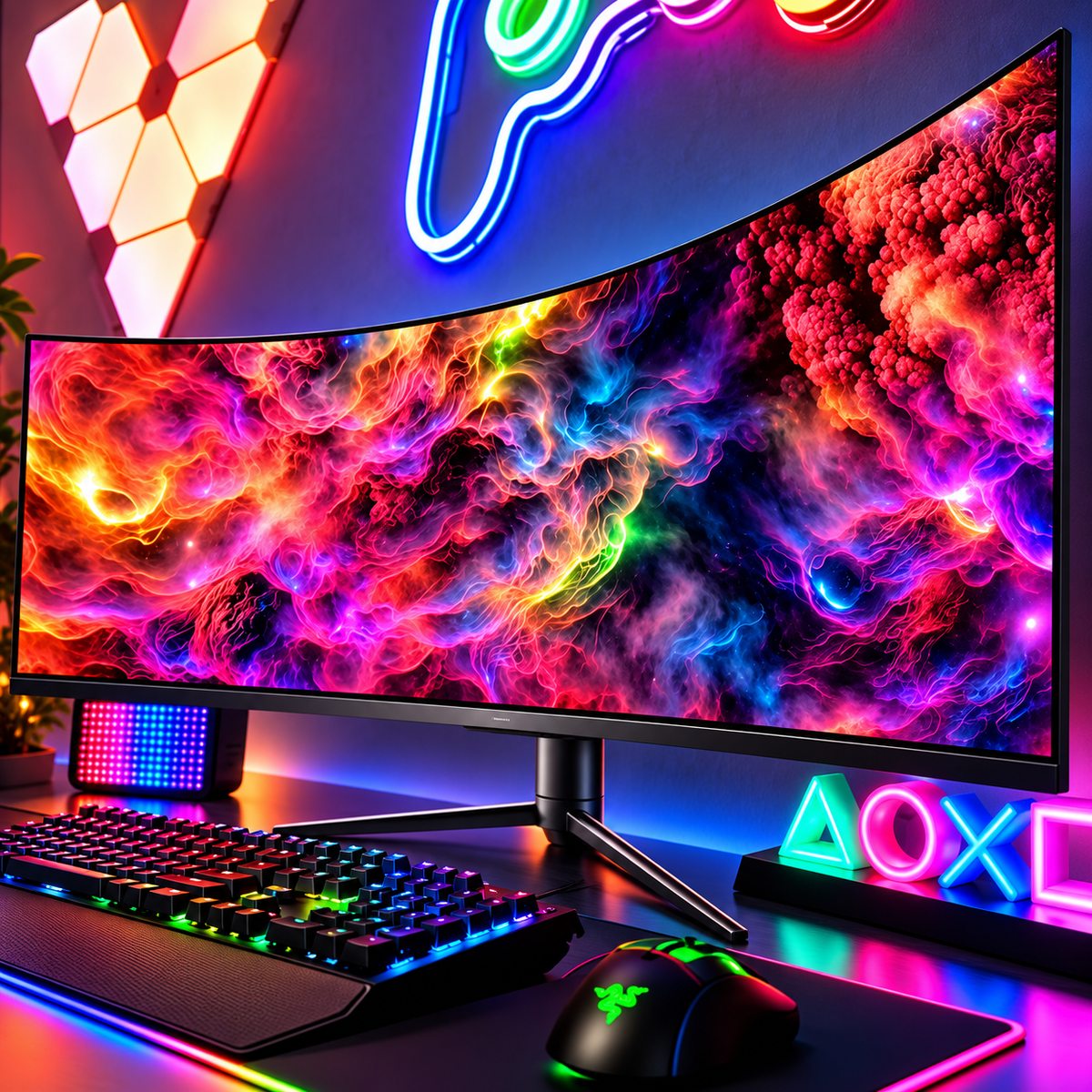 Curved IPS Gaming Monitor | 144Hz | 24–34 Inch | Monitor Curvo