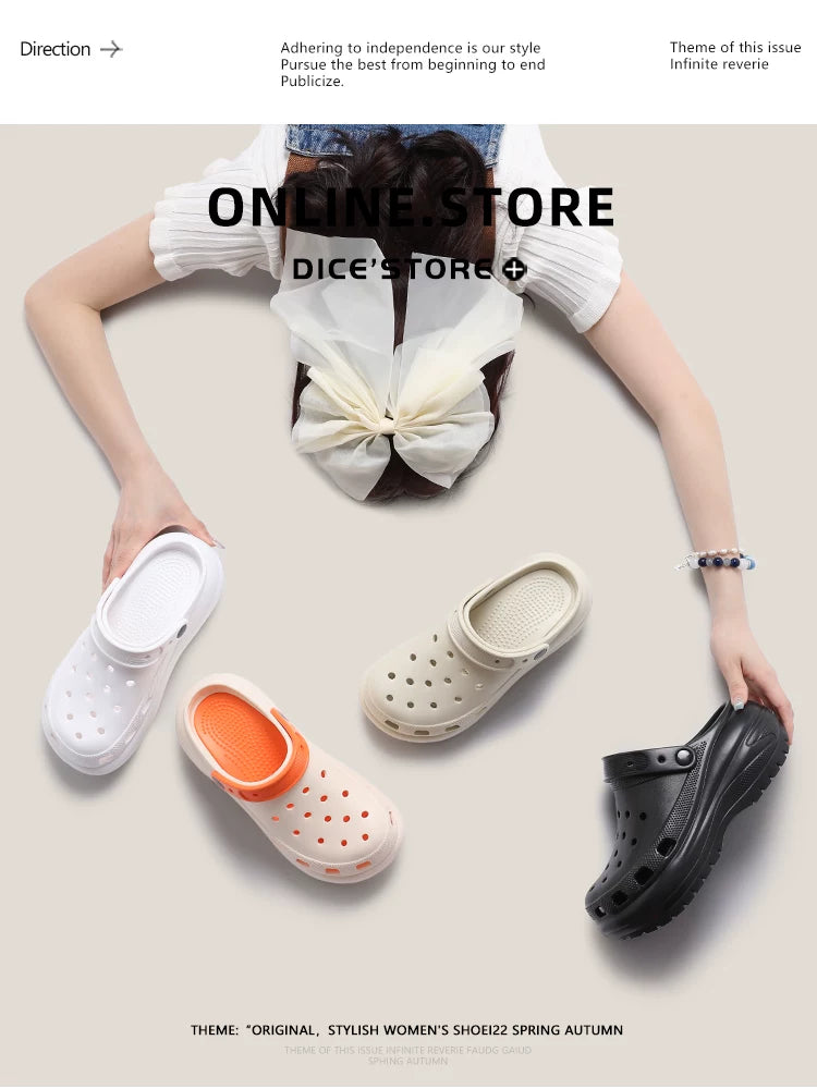 Thick-Soled Cloud Clogs | Unisex Height-Increasing Sandals