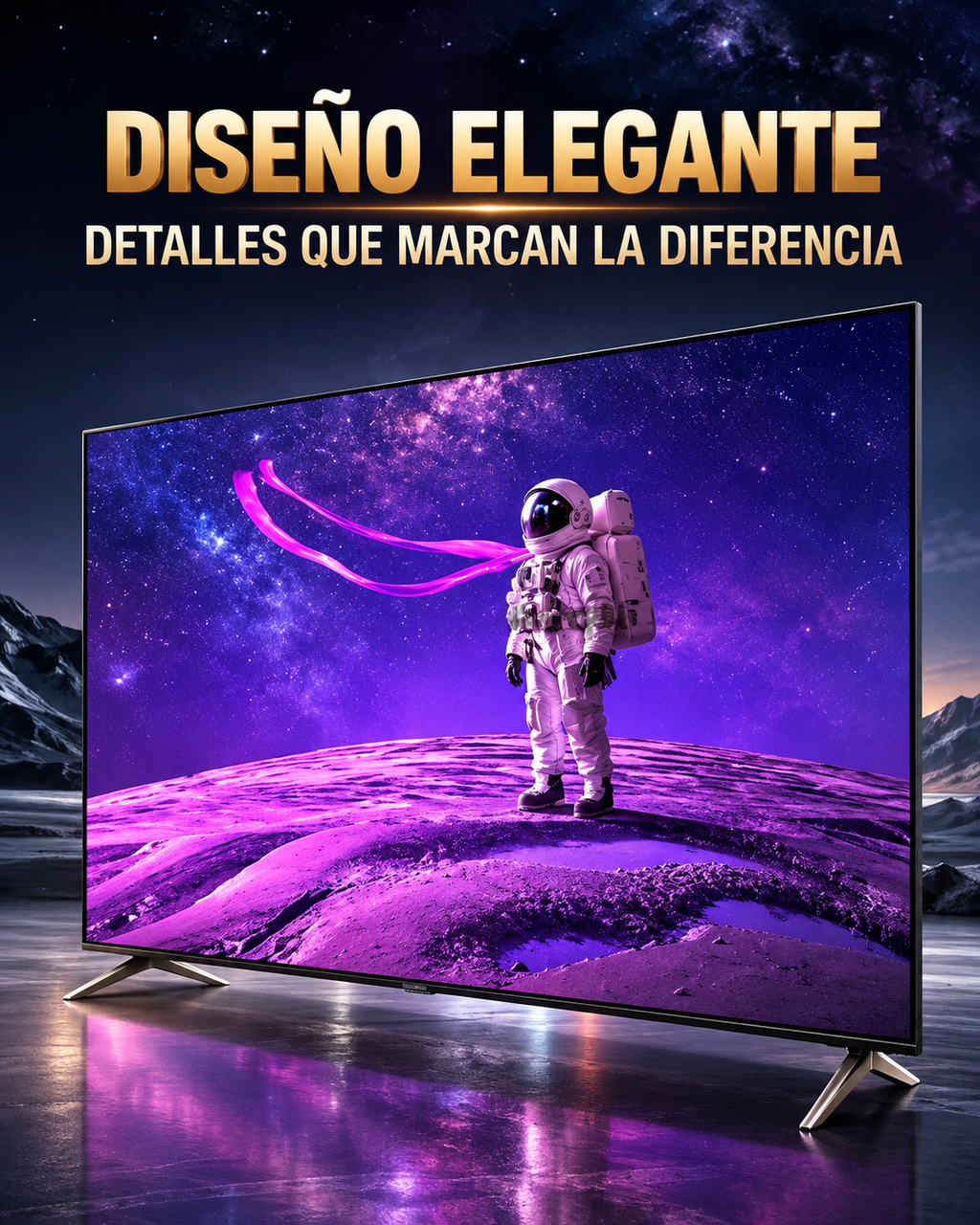 Large LCD Display | 80- or 100-Inch Options / Pantalla LCD grande de 80 o 100 pulgadas
