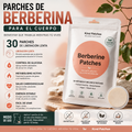 Parches Corporales de Berberina 30 Unidades | Mezcla Botánica Vegana | Berberine Body Patches 30 Units Vegan