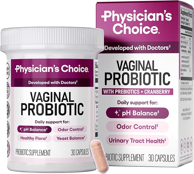 Physician's CHOICE Probióticos vaginales para mujeres