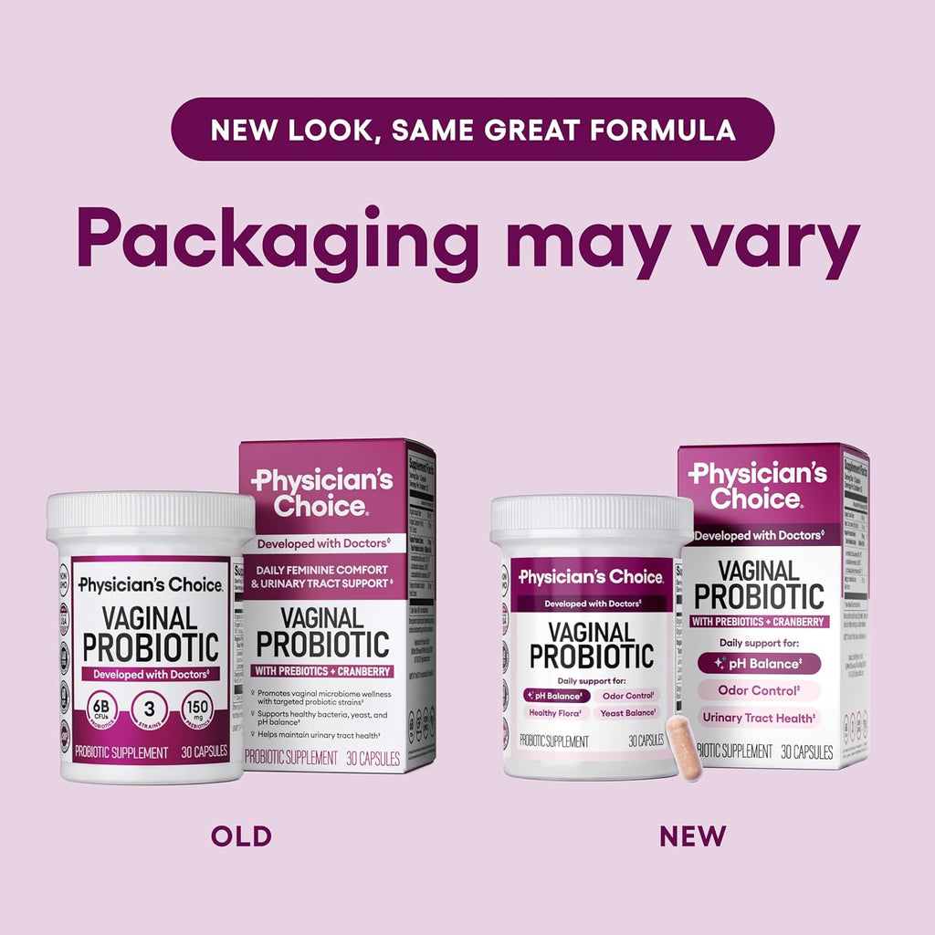 Physician's CHOICE Probióticos vaginales para mujeres