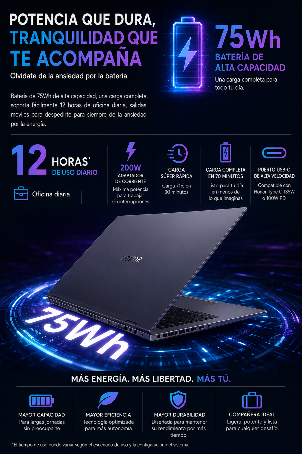 Honor MagicBook Pro 16 Laptop 2024 | Intel Core Ultra 5, 16GB/24GB DDR5, 1TB/2TB SSD | 3K 165Hz, Windows 11