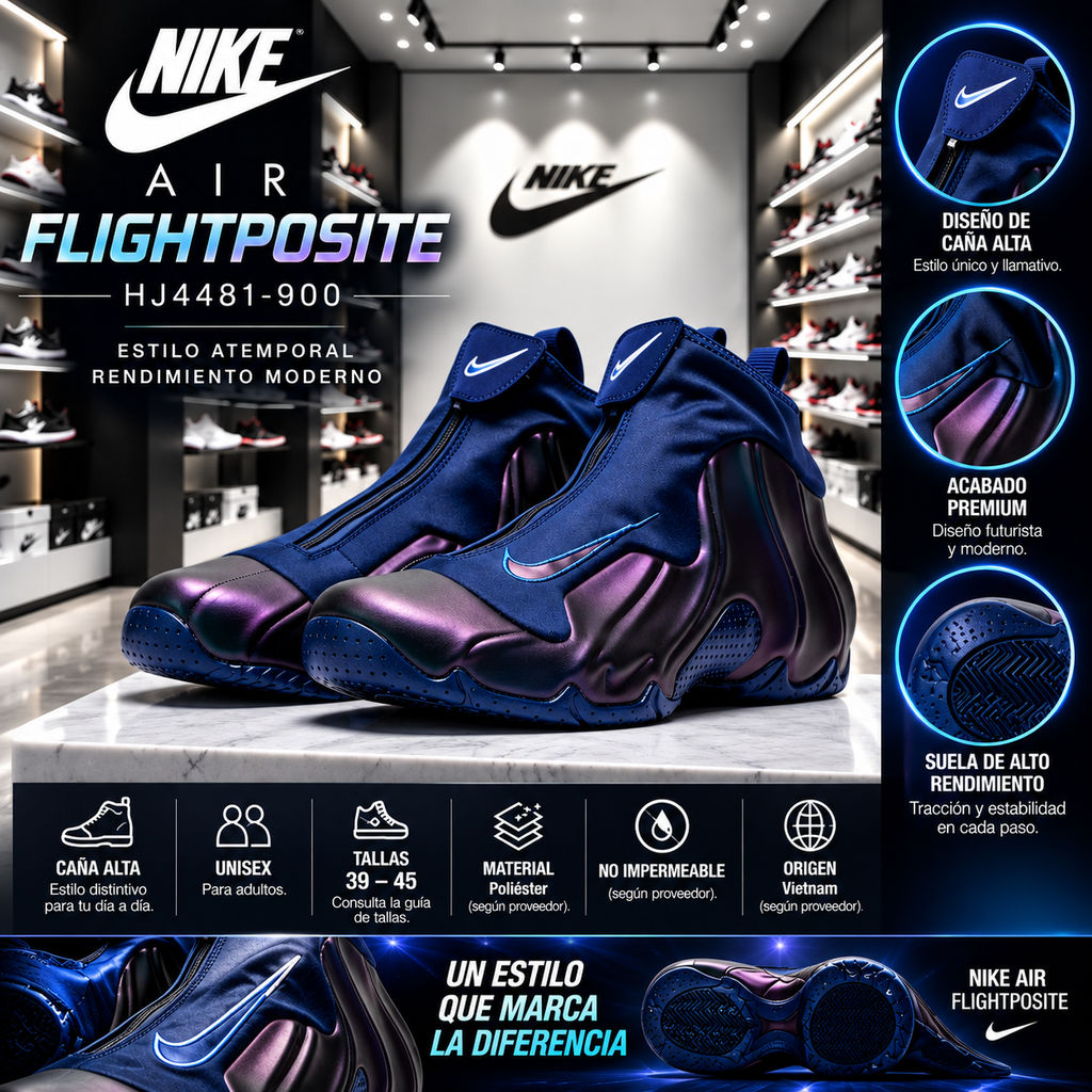 Nike Air Flightposite HJ4481-900 | High-Top Basketball Shoes | Unisex
