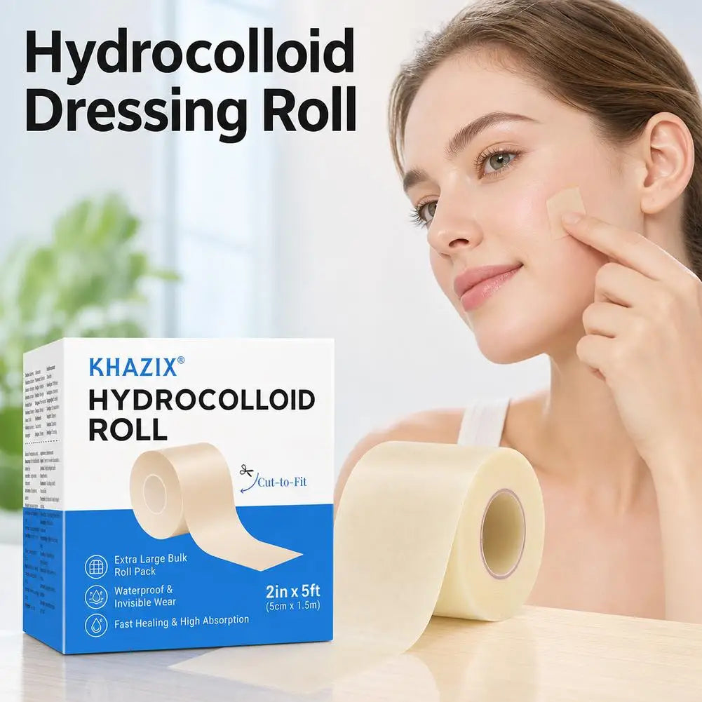 Hydrocolloid Acne Patch Roll | Cut-to-Size Blemish Cover | Rollo para Imperfecciones