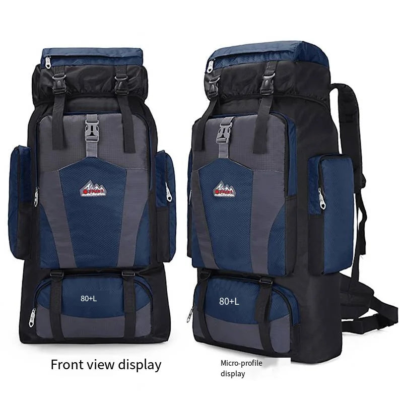 80L Nylon Hiking Backpack | Outdoor Travel / Mochila de montaña