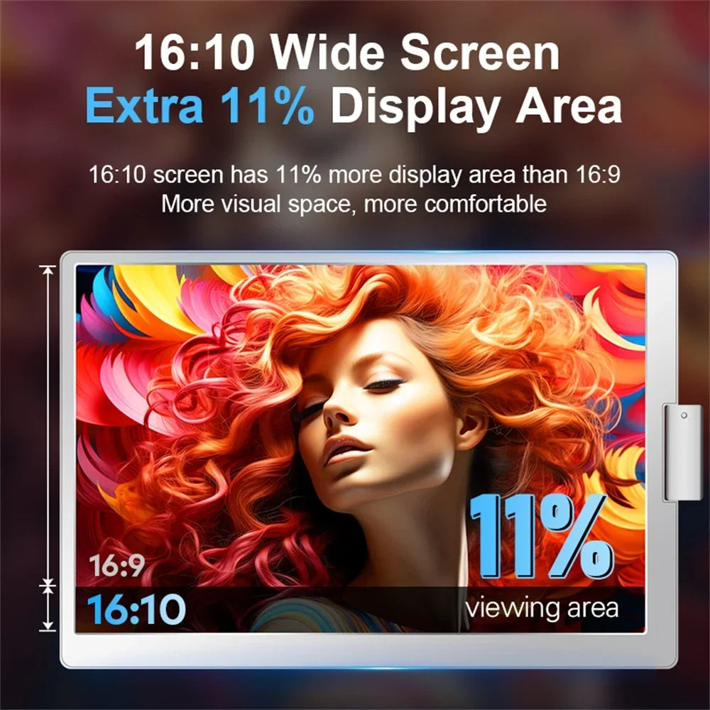 Rospider Dual Screen Extender | FHD IPS 1920x1200 Portable Monitor 14"-16" | altson.shop