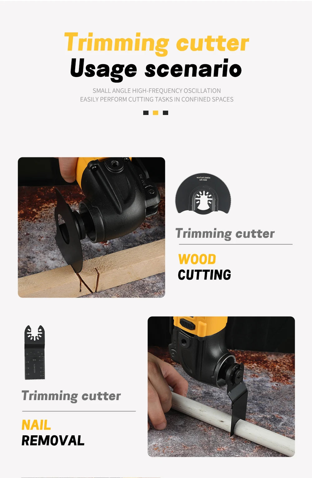 DEWALT-Compatible DCS375 | 20V Brushless Oscillating Multi-Tool
