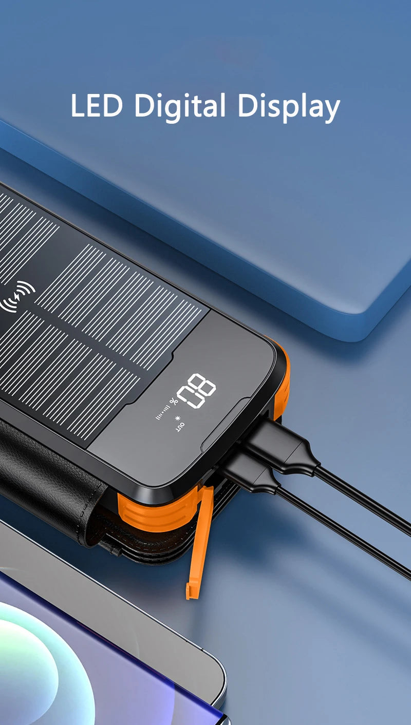43800mAh Folding Solar Power Bank | 20W PD