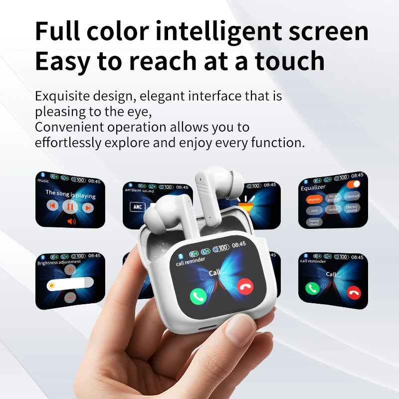 Traductor IA In-Ear | Bluetooth 5.4 | 134 Idiomas | Cancelación de Ruido | Tiempo Real | TWS | Myxon LX-10 / BY-09