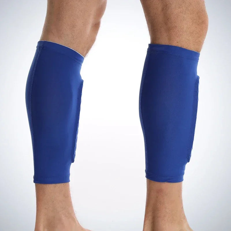 Soccer Shin Guard Pad & Compression Calf Sleeve | Adults, Teens & Kids | Football Leg Protection | M-XL