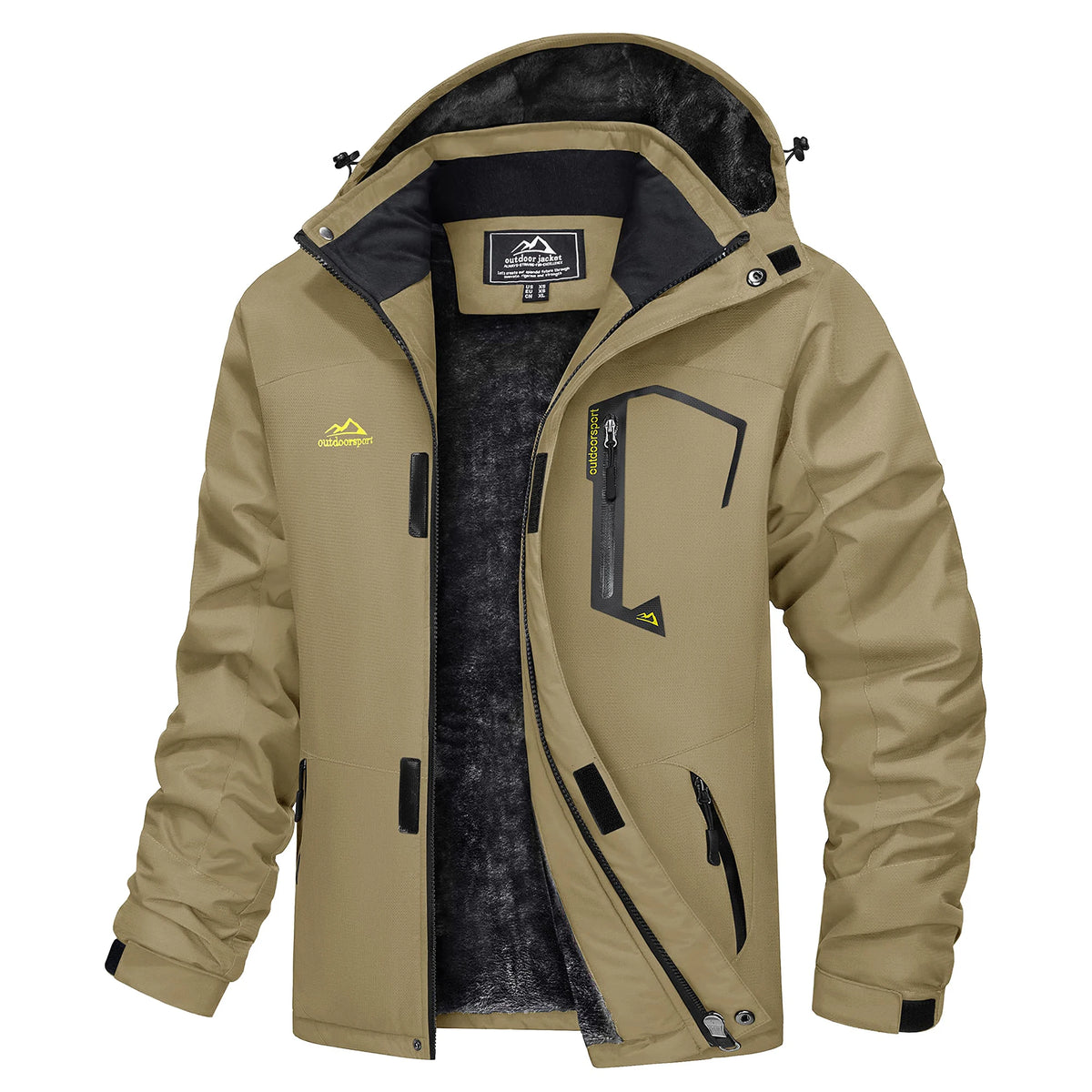MAGCOMSEN Men's Winter Jacket | Fleece Lined | Ski & Hiking