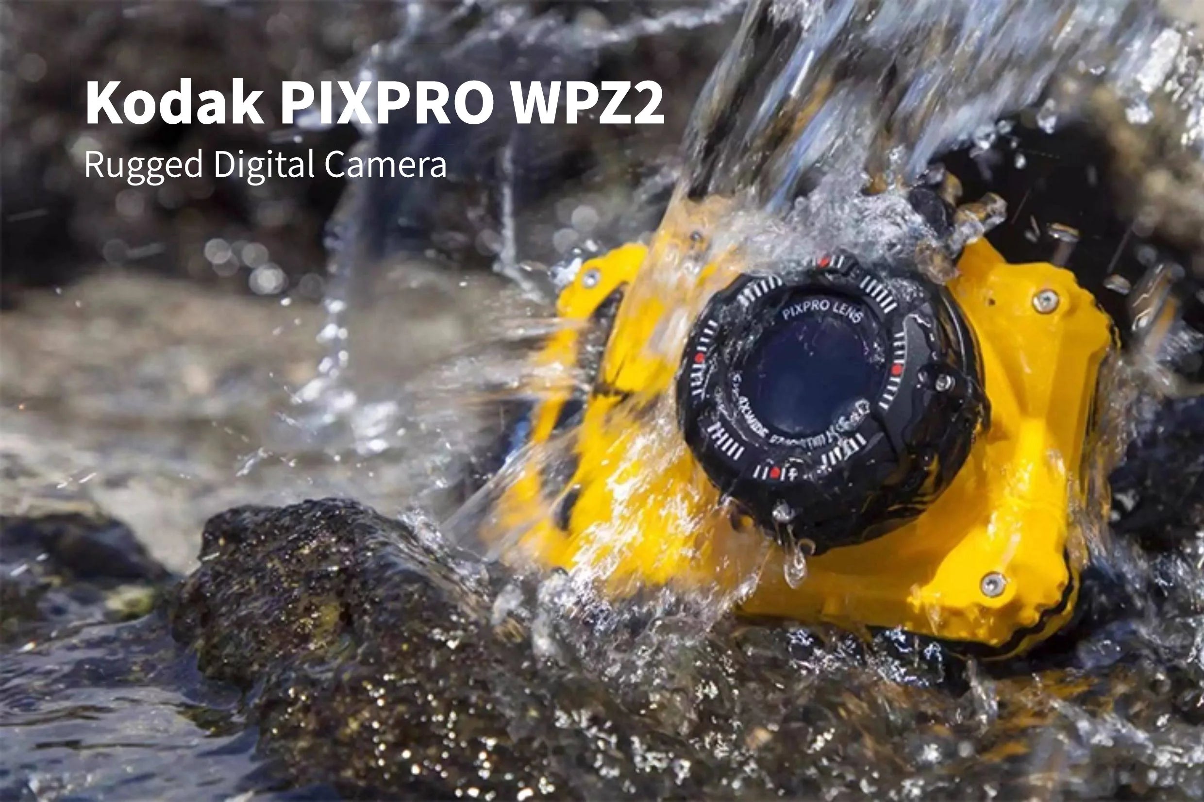 KODAK PIXPRO WPZ2 | Cámara Digital Resistente 16MP 4X Zoom 1080p Wi-Fi | Waterproof Shockproof