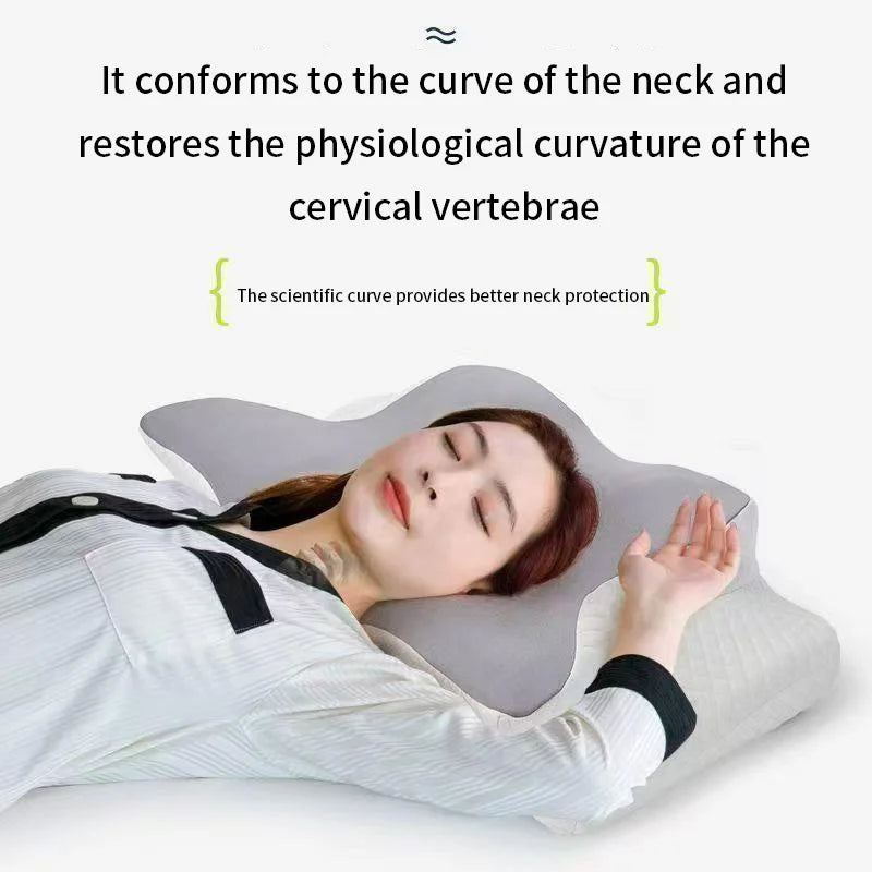 Butterfly Contour Neck Pillow | Ergonomic Foam Support | Almohada Cervical