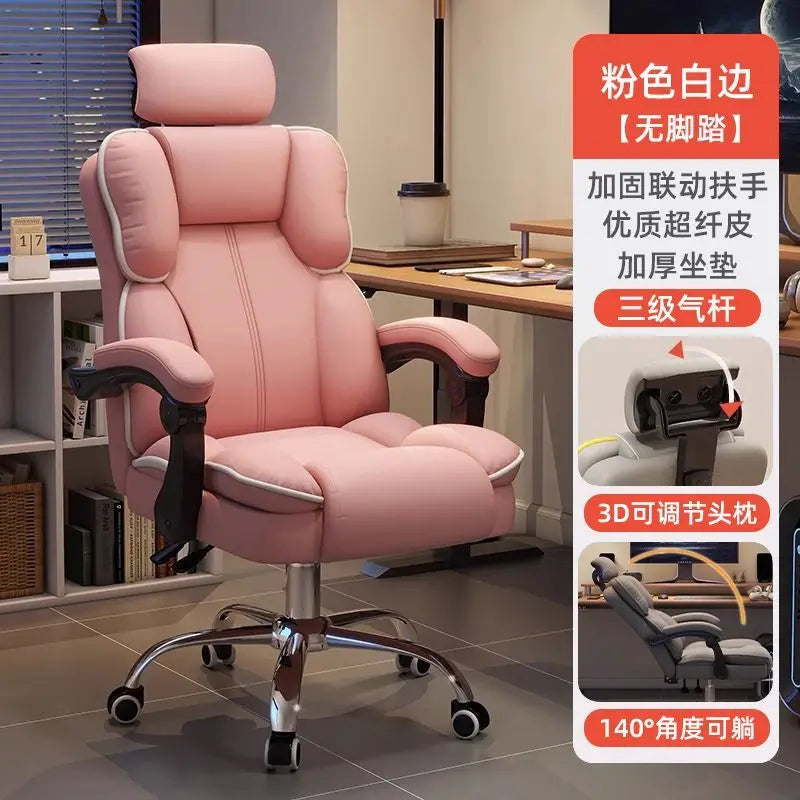 Ergonomic Gaming Chair | Reclining Footrest | Home Office