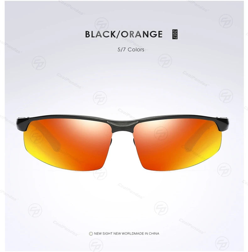 COOLPANDAS Gafas de Sol Polarizadas UV400 | Marco de Aleación | Estilo Cuadrado