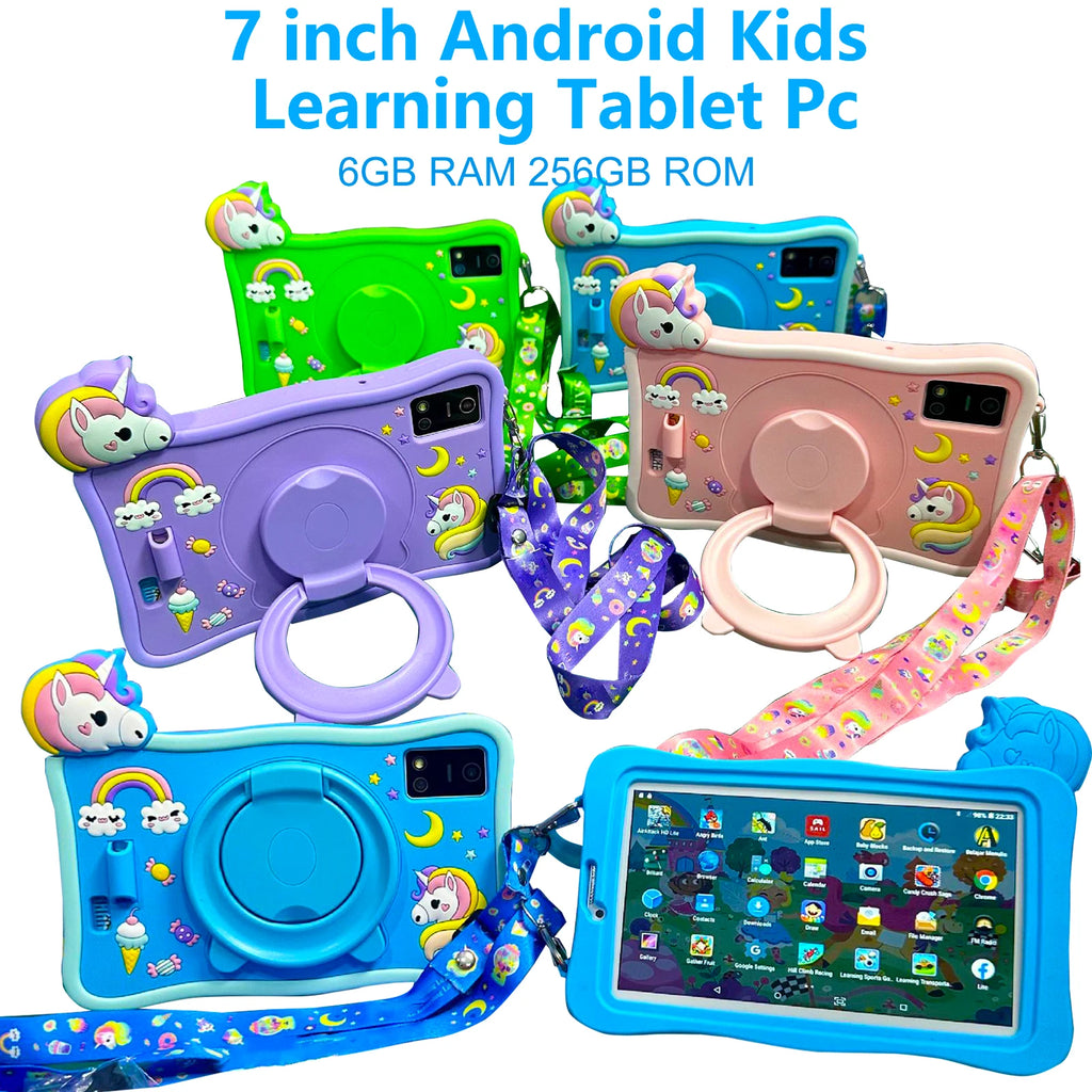 Tablet Infantil SIHARIFY 7" | Android 13 | 6GB RAM + 256GB | Quad-Core | WiFi | 5000mAh | Educativa | 4 Colores