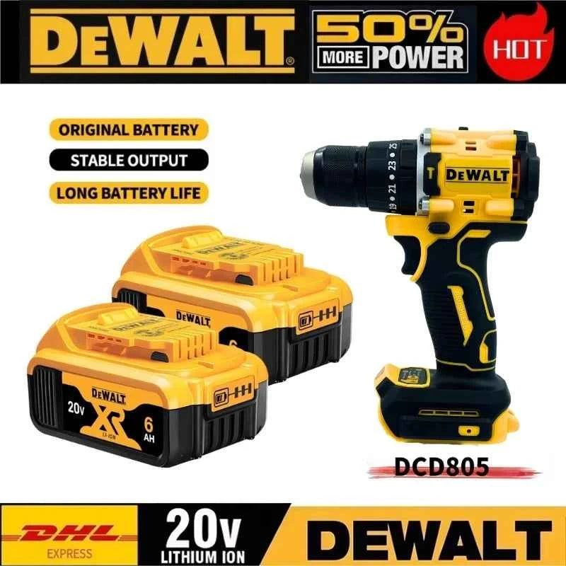 DEWALT-Compatible DCD805 20V Kits | 2Ah/6Ah Battery & Charger