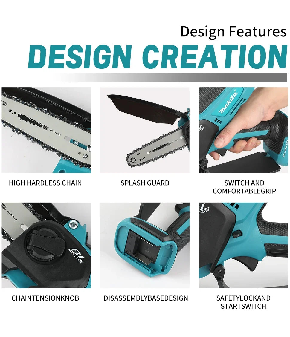 Makita UC286 | 18V Brushless Mini Chainsaw | 6in