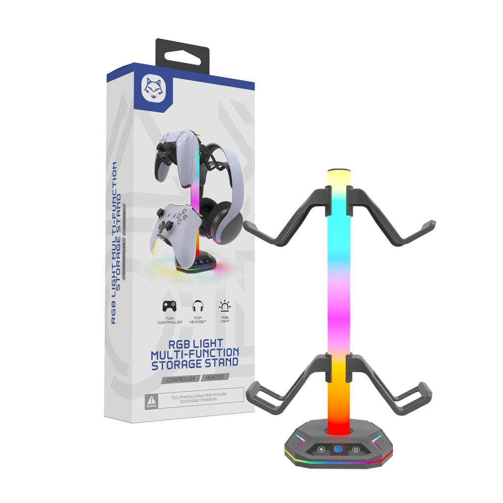 REMANK Controller Holder | RGB Light Stand | PS5, PS5 Slim, PS4, Xbox, PC
