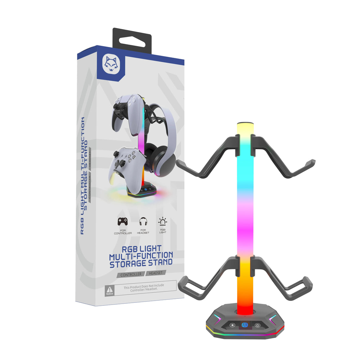 REMANK Controller Holder | RGB Light Stand | PS5, PS5 Slim, PS4, Xbox, PC