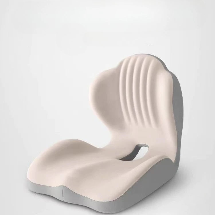 Memory Foam Seat Cushion | Lumbar Back Support | Office & Car / Cojín Ergonómico