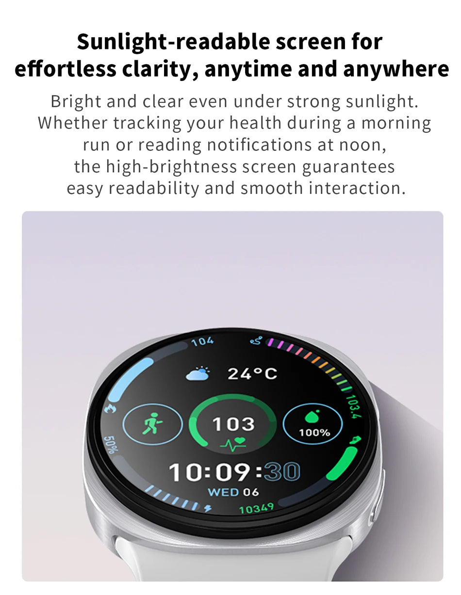 Smartwatch ChiBear 2025 | GPS | NFC | IP68 | Monitor Cardíaco | Bluetooth 5.3 | Hombre y Mujer