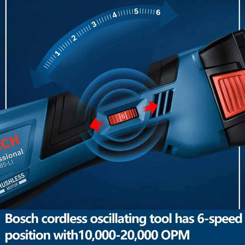 Bosch GOP 185-Li | 18V Brushless Cordless Oscillating Multi-Tool