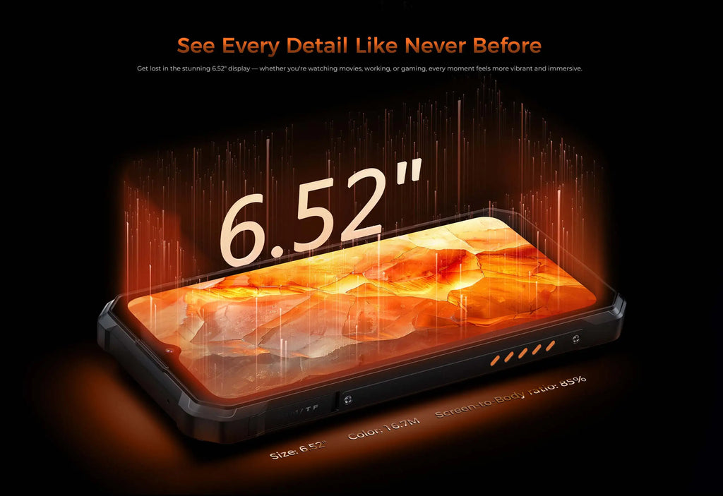 OUKITEL WP53 | Rugged Phone 4G 11000mAh 13MP Android 15 | NFC IP68 128dB