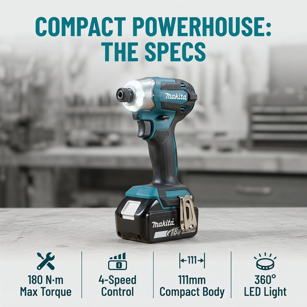 Makita DTD173 | 18V Brushless Impact Driver | EU