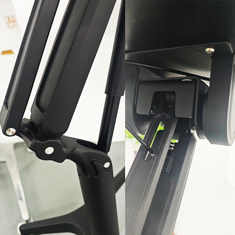 Pneumatic Mobile Laptop Desk | Gas-Lift & Locking Wheels | Escritorio Ajustable
