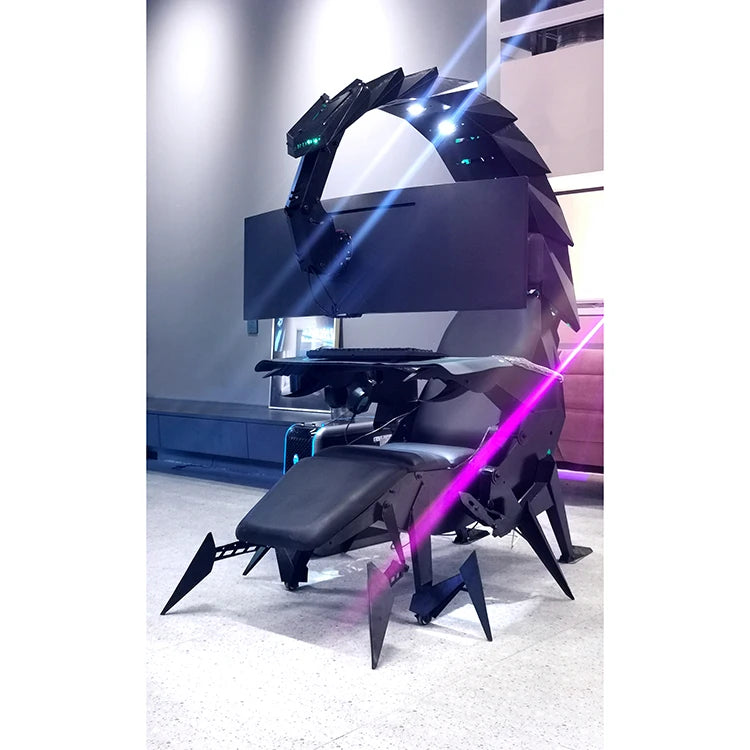 Zero Gravity Gaming Cockpit | 3–5 Monitor Support | Reclining