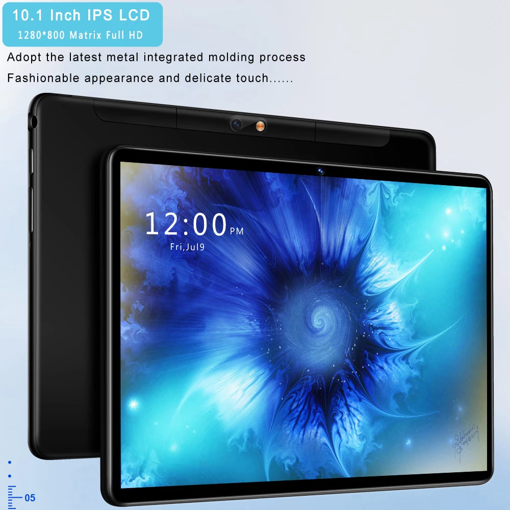 Tablet BDF S10 10.1" | Android 13 | 6GB RAM + 128GB | 4G LTE | Octa-Core | 5000mAh | IPS 1280x800