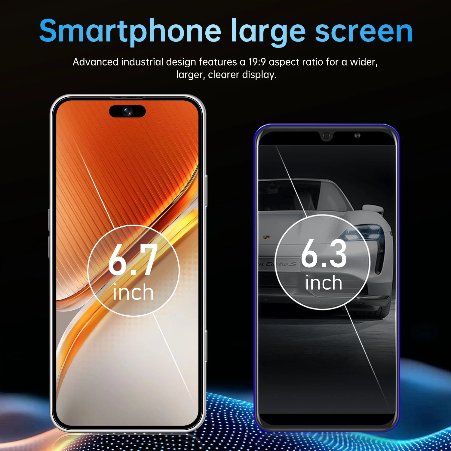 IVMI 17Pro Max | 4G | Android 10 | 6.7" Fullview | 3GB+16GB | 13MP | 3500mAh | Dual SIM | Play Store | Bluetooth | WiFi