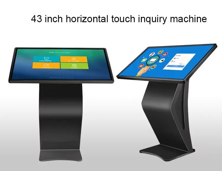 43-Inch Horizontal Touchscreen Kiosk | Full HD Digital Signage / Quiosco táctil horizontal de 43 pulgadas