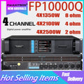 PaulKitson FP10000Q Professional Power Amplifier | 4CH | 2500W | Subwoofer & Line Array | 110V & 220V