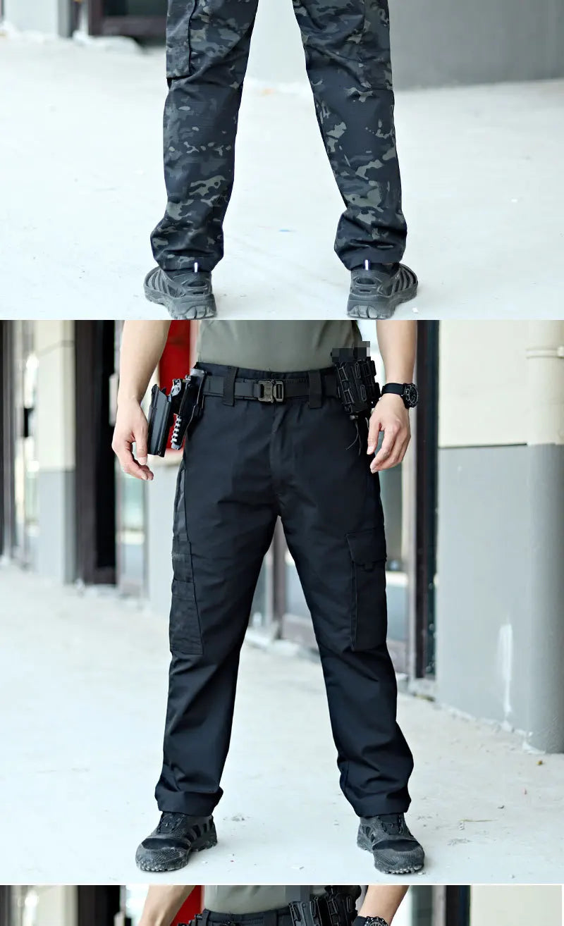 Men's Cargo Work Pants | Multi-Pocket Outdoor Style | Pantalón Cargo Hombre