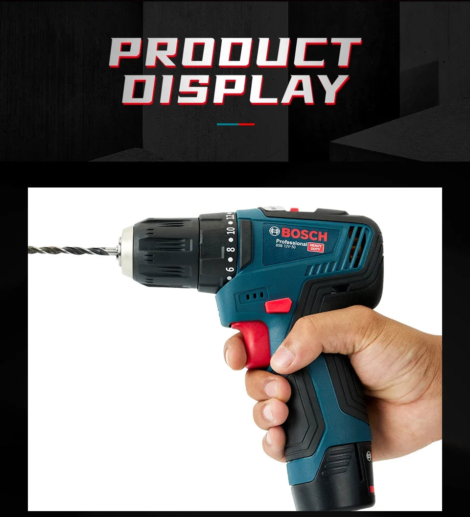Bosch GSB 12V-30 | Cordless Drill Driver | EU/US Sets