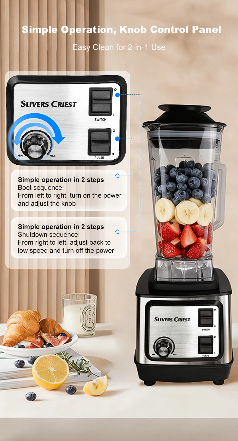 2-in-1 Blender and Grinder | Licuadora y Molinillo 2 en 1