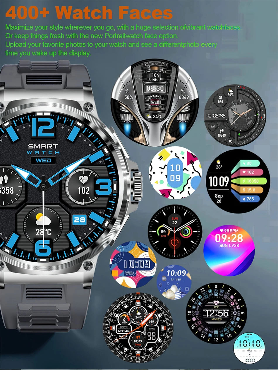 Smartwatch Jooeniok GPS 2026 | Pantalla AMOLED 1.85" | Batería 710mAh | Bluetooth 5.0 | IP68 | Android & iOS | Jooeniok GPS Smart Watch 2026 | 1.85" AMOLED | 710mAh Battery | Bluetooth Call | IP68